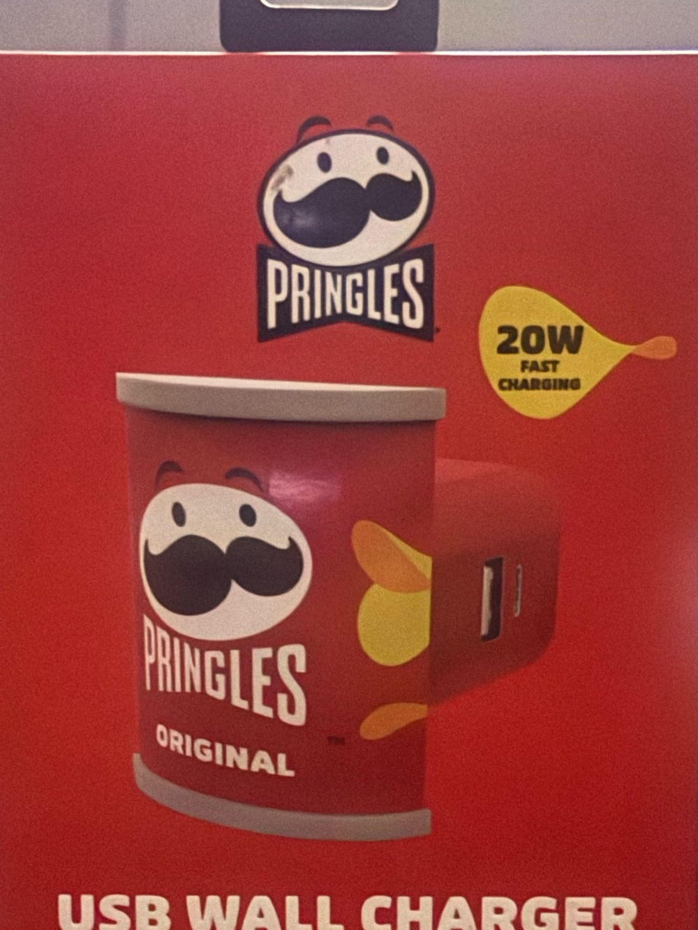 🛍️$20  Pringles Original Red USB Wall Charger